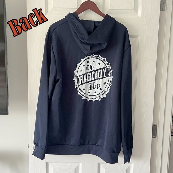 The Tragically Hip Music Band Full Zip-Up Hoodie! Brand New! - Picture 1 of 16